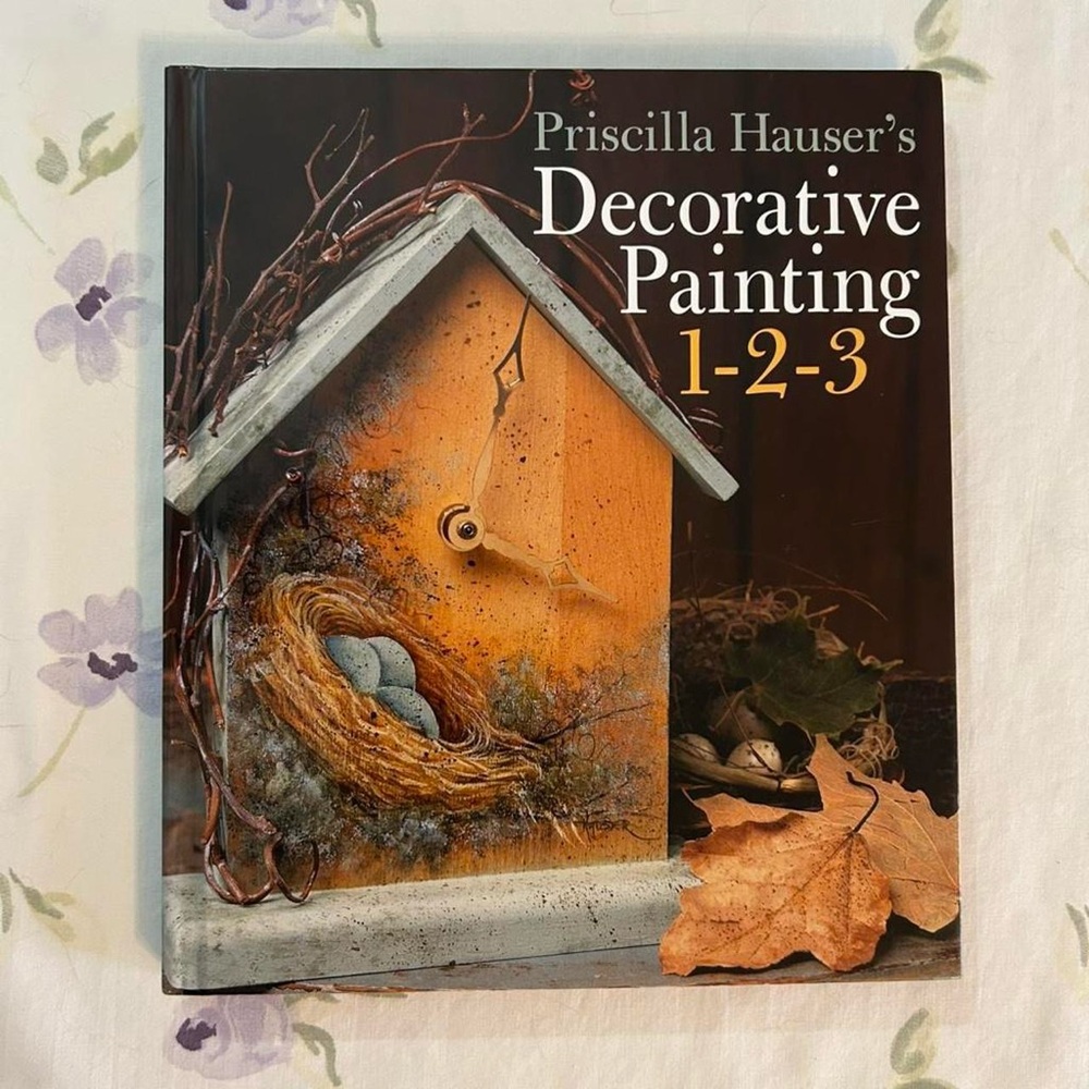Y2K Cottagecore Folk Art Decorative Painting 1-2-3 Book